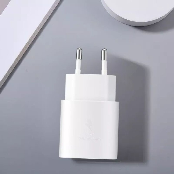 Adaptateur secteur Usb-C ORIGINAL Samsung 25W EP-TA800NWEGEU / EP-TA800EWE blanc