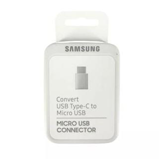 Adaptateur Usb-C/Type C vers Micro Usb ORIGINAL Samsung G930 Galaxy S7 EE-GN930BWE blanc