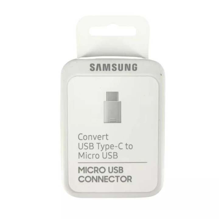 Adaptateur Usb-C/Type C vers Micro Usb ORIGINAL Samsung G930 Galaxy S7 EE-GN930BWE blanc