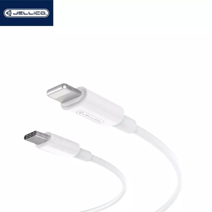 Adaptateur secteur Usb-C avec cable Usb-C/Type C vers Lightning (20W) JELLICO AK180