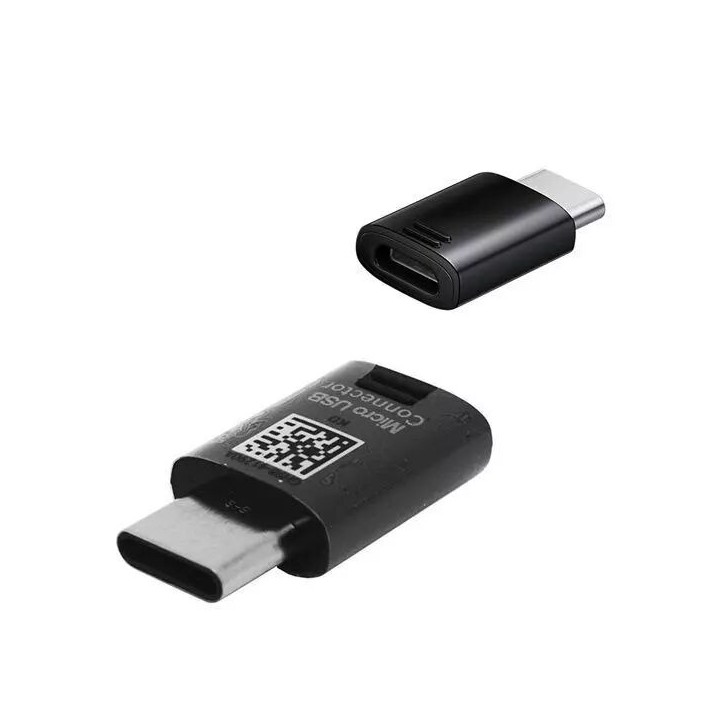 Adaptateur Usb-C/Type C vers Micro-Usb ORIGINAL Samsung S10 GH96-12330A (Vrac) noir