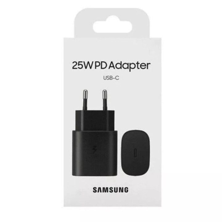 Adaptateur secteur Usb-C ORIGINAL Samsung 25W EP-TA800NBEGEU noir