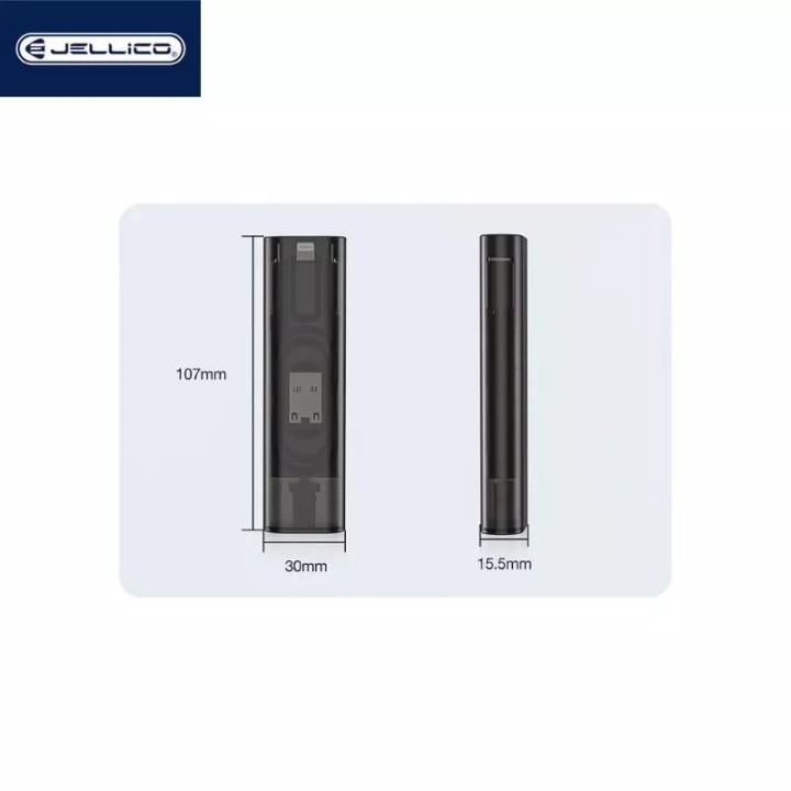 Boitier de charge multifonctionnel (Lightning/micro Usb/Usb/Usb-C/Type C) et adaptateur (66W max) JELLICO B23 noir