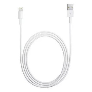 Cable Usb ORIGINAL Lightning 2 mètres Apple iPhone 5/5S/6/7/8 MD819ZM/A (Vrac) blanc
