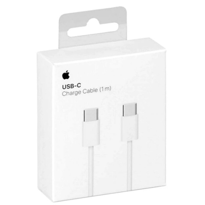 Cable Usb-C vers Usb-C ORIGINAL Apple iPhone 1 métre MUF72ZM/A blanc