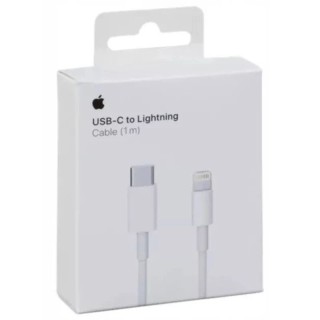 Cable Usb-C ORIGINAL Lightning 2 métres Apple iPhone MKQ42AM/A blanc