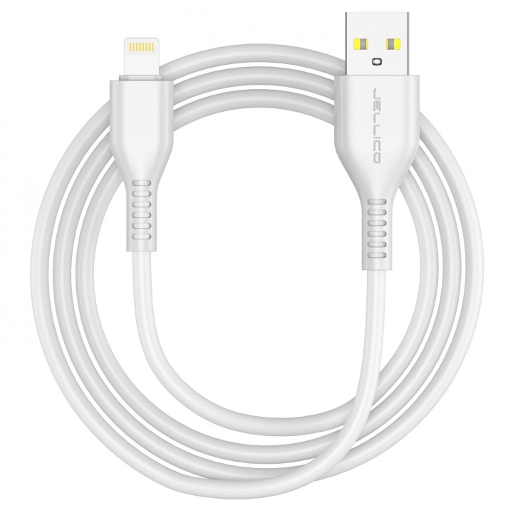 Cable Usb vers Lightning (3.1 A) 1 mètre JELLICO KDS-30 blanc