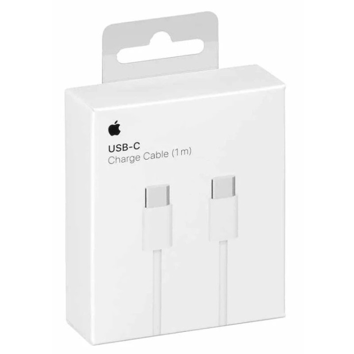 Cable Usb-C vers Usb-C ORIGINAL Apple iPhone 15 (1 métre) 60W MQKJ3ZM/A blanc