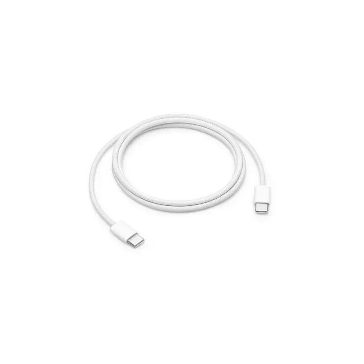 Cable Usb-C vers Usb-C ORIGINAL Apple iPhone 15 (1 métre) 60W MQKJ3ZM/A blanc
