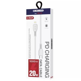 Cable Usb-C/Type C vers Lightning (20W) 1 mètre JELLICO KDS-30 blanc
