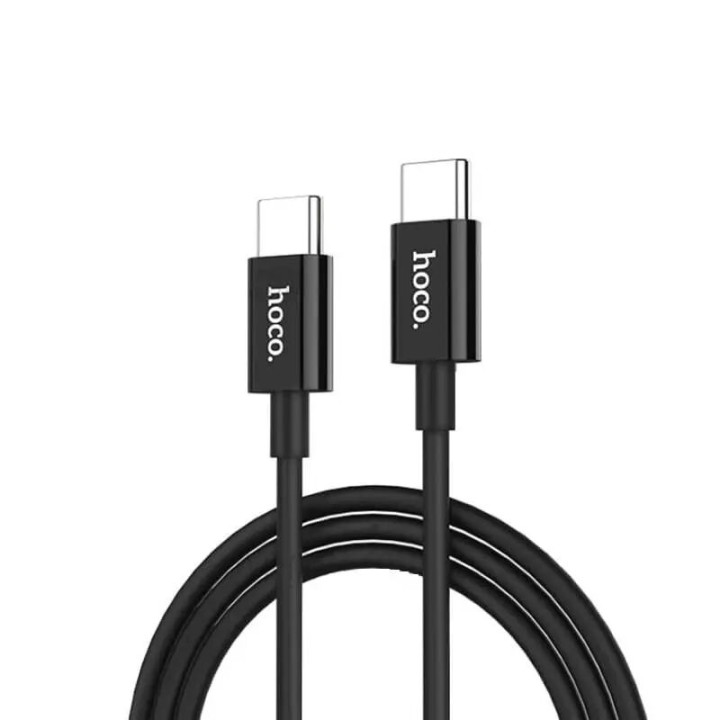 Cable Usb-C/Type C vers Usb-C/Type C (3.0A) 1 mètre HOCO X23 noir