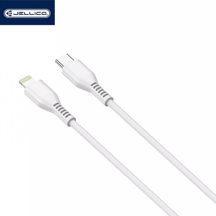 Cable Usb-C/Type C vers Lightning (20W) 1 mètre JELLICO KDS-30 blanc