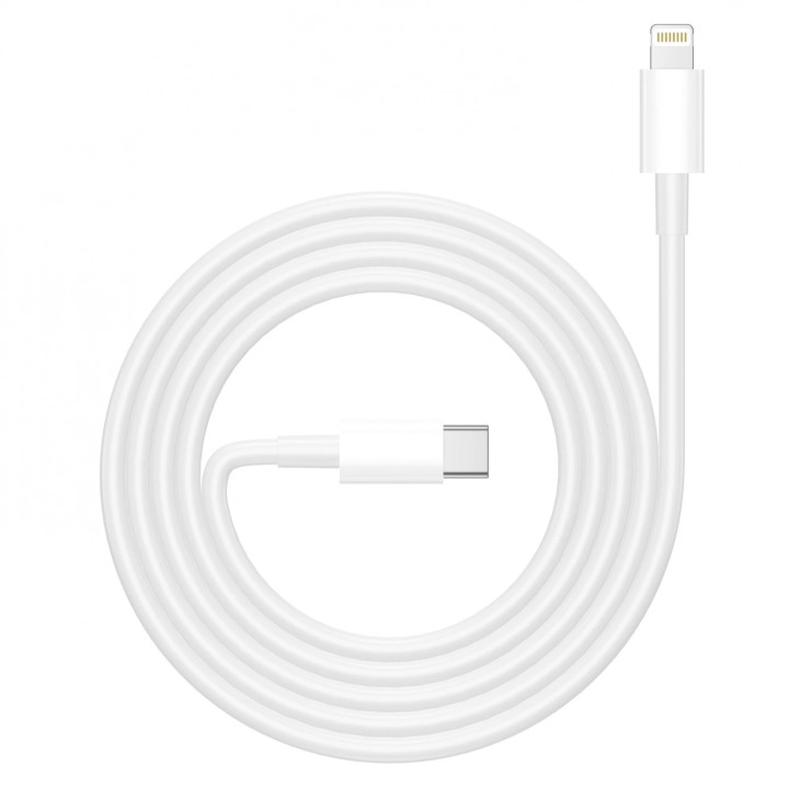 Cable Usb-C/Type C vers Lightning (3.1 A) 1 mètre JELLICO B1 blanc