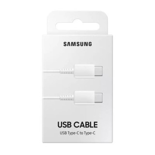 Cable Usb-C/Type C vers Usb-C/Type C ORIGINAL Samsung EP-DA705BWEGWW blanc