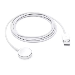 Cable de charge magnétique ORIGINAL 2 mètres Apple iWatch MX2F2ZM/A (Vrac) blanc