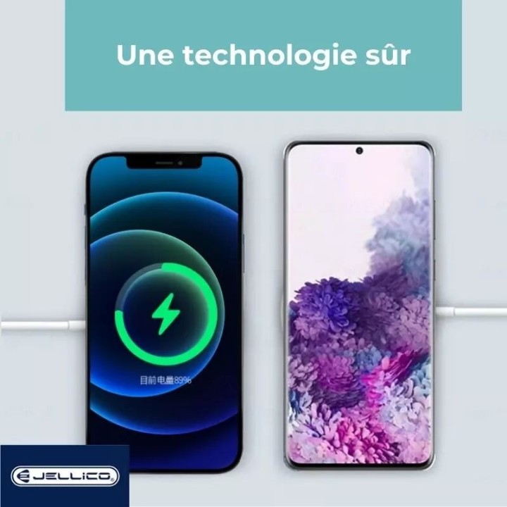 Chargeur à induction magnétique (15W) JELLICO W11 blanc