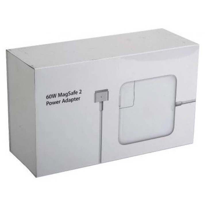Chargeur secteur compatible Macbook Magsafe 2 A1435 60W blanc