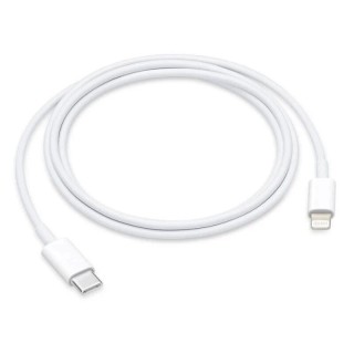 Cable Usb-C vers Lightning ORIGINAL Apple iPhone 1 métre MX0K2ZM/A MQGJ2ZM/A/MM0A3ZM/A (Vrac) blanc