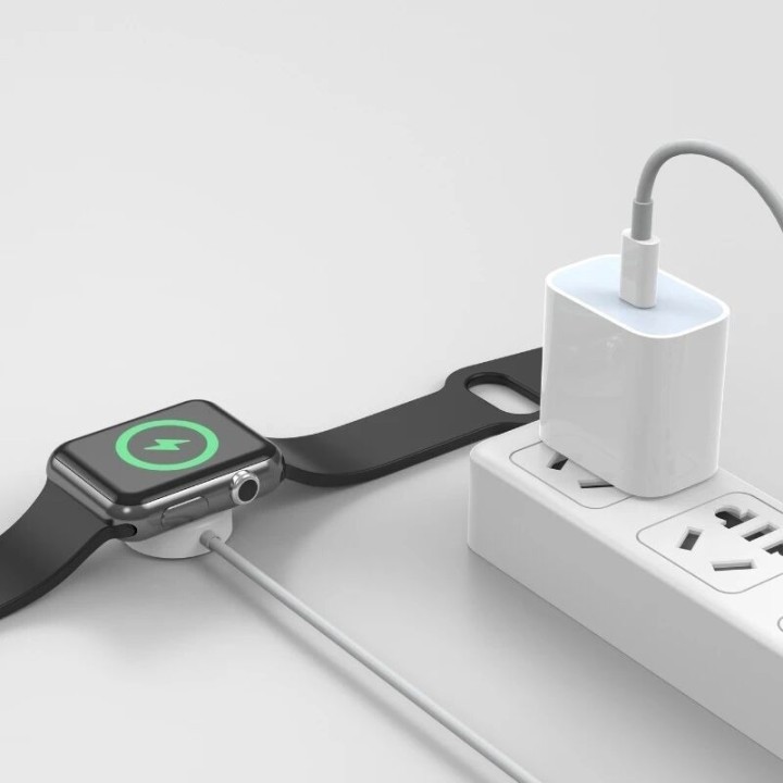 Chargeur à induction magnétique montre connectée / type C JELLICO W9 blanc