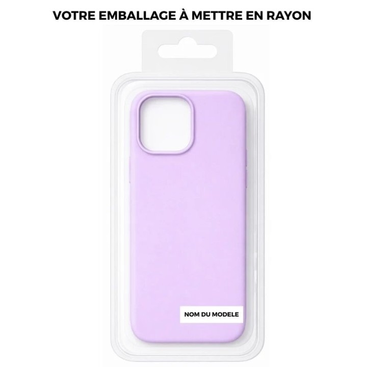 Coque PURE COLOR Pro iPhone 15 Plus violet