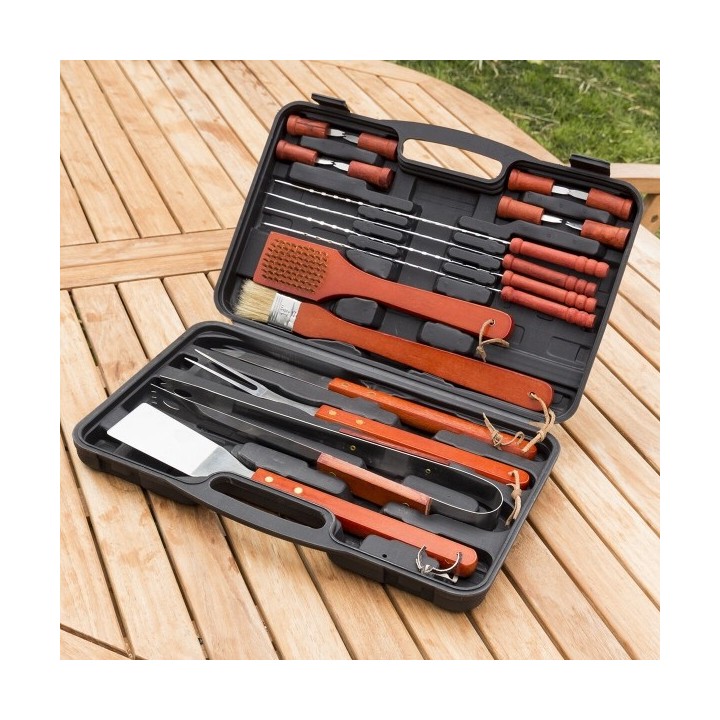 Malette Barbecue Barbecase InnovaGoods 18 Pièces