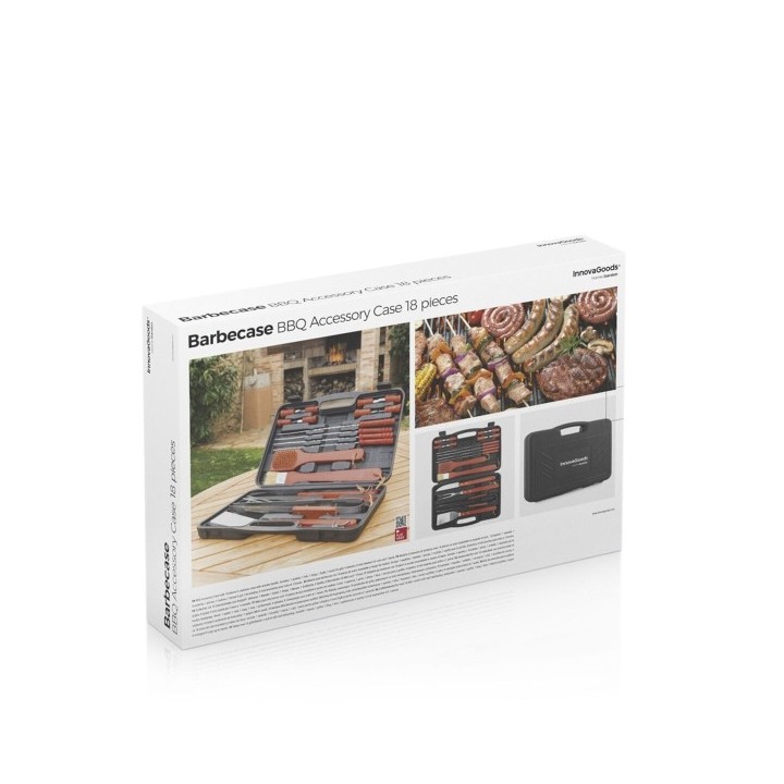 Malette Barbecue Barbecase InnovaGoods 18 Pièces