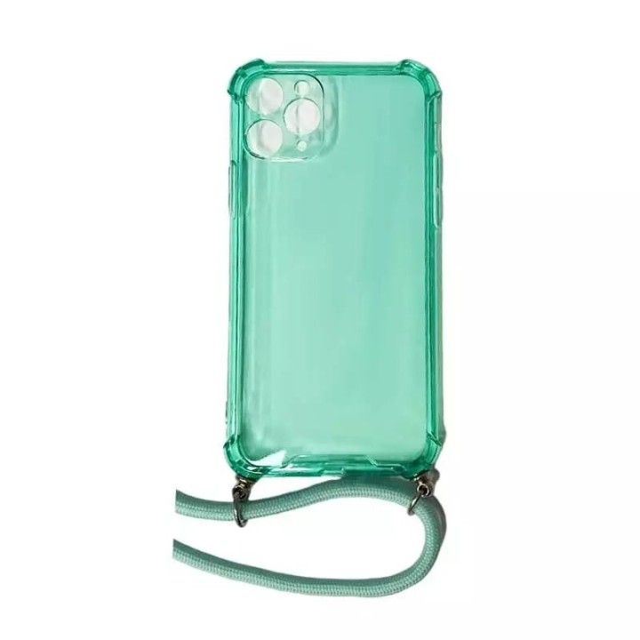 Coque CORDON iPhone 11 Pro vert transparent
