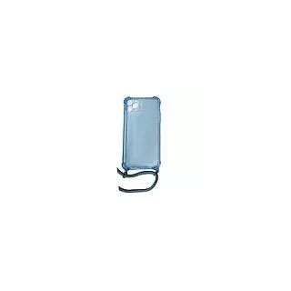 Coque CORDON iPhone 11 Pro Max bleu transparent