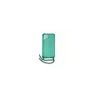 Coque CORDON iPhone 12/12 Pro vert transparent
