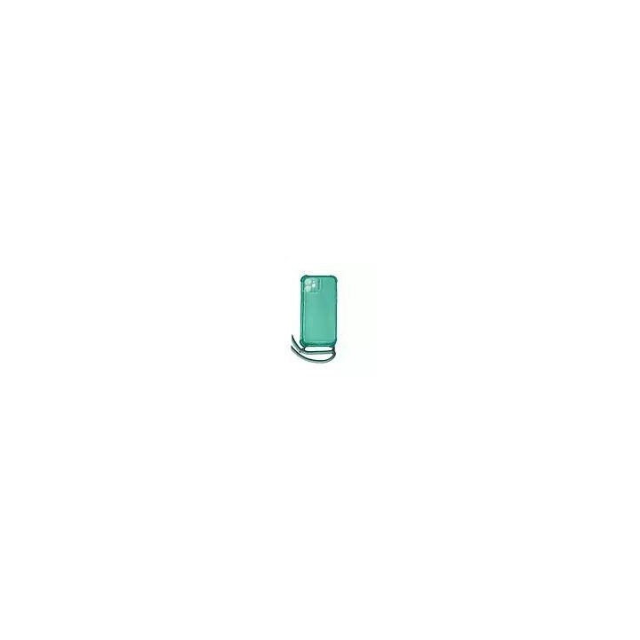 Coque CORDON iPhone 12/12 Pro vert transparent