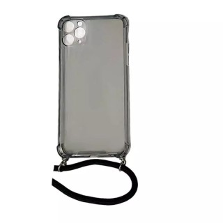Coque CORDON iPhone 11 Pro Max noir transparent