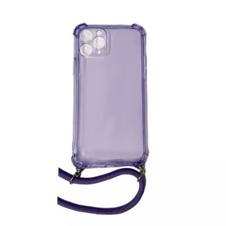 Coque CORDON iPhone 11 Pro violet transparent