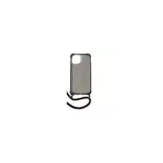 Coque CORDON iPhone 13 Mini - iPhone 12 mini noir transparent