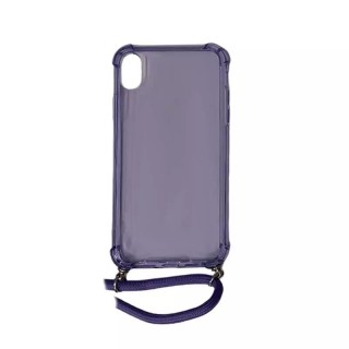 Coque CORDON iPhone XR violet transparent