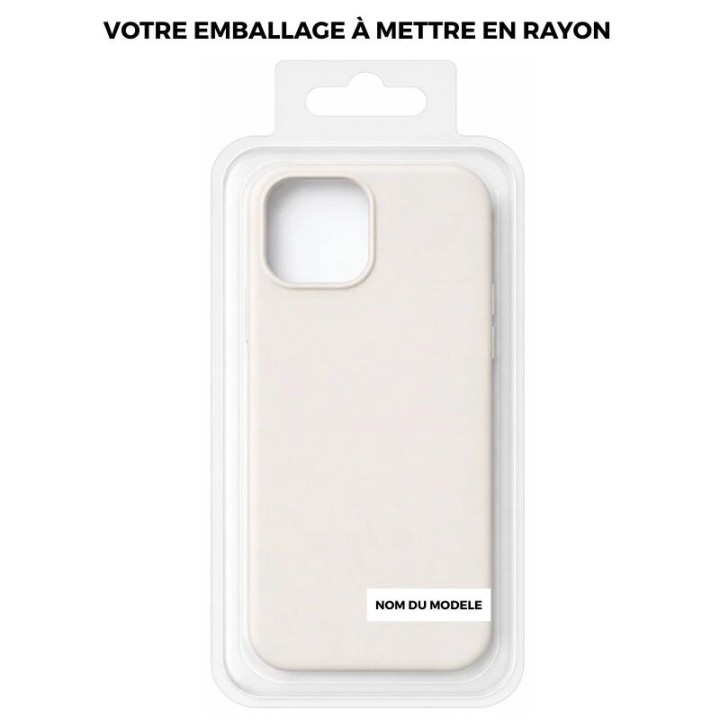 Coque PURE COLOR Pro iPhone 14 Pro argent