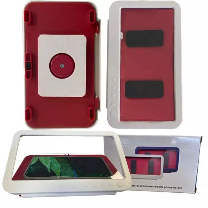 Coque murale étanche smartphone bleue