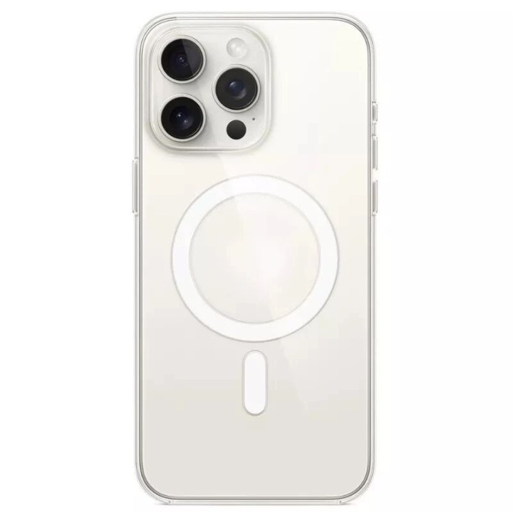 Coque CLEAR MAG iPhone 15 Pro transparent
