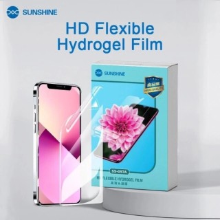 Lot de 20 films "hydrogel" PVC HD ultra-transparent et flexible SUNSHINE SS-057A pour smartphones, watch...