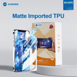 Lot de 10 films "hydrogel" MAT anti-reflets et anti-traces SUNSHINE SS-057E pour smartphones, watch...