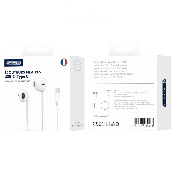 Kit pieton (USB-C/Type C) avec micro JELLICO X11