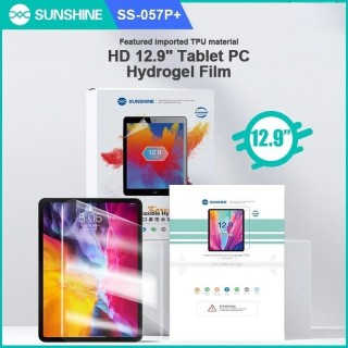 Lot de 20 films "hydrogel" TPU HD souple SUNSHINE SS-057P+ grande taille 12,9 pouces pour tablettes