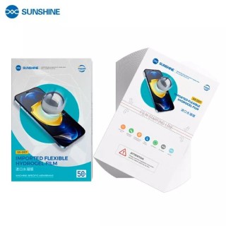 Lot de 10 films "hydrogel" TPU Soft HD et haute-transparence SUNSHINE SS-057 pour smartphones, watch...