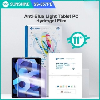 Lot de 20 films "hydrogel" TPU anti lumière bleue SUNSHINE SS-057PB grande taille 11 pouces pour tablettes