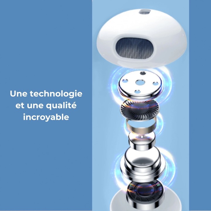 Kit pieton (Lightning bluetooth) avec micro JELLICO X11 blanc