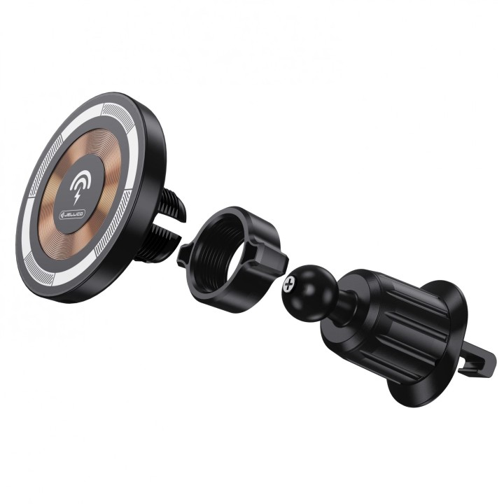Support voiture chargeur à induction magnétique JELLICO W14 noir