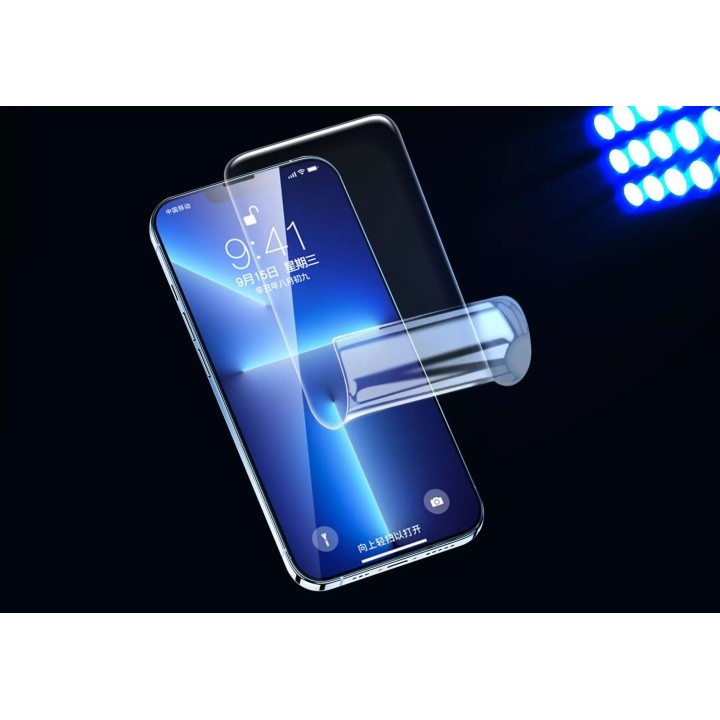 Lot de 25 films "hydrogel" UV HD haute protection avec lampe UV SUNSHINE SS-075U pour smartphones