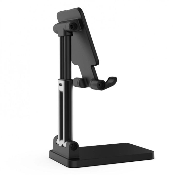Support d'ordinateur de bureau plat à double axe smartphone JELLICO PH22 noir