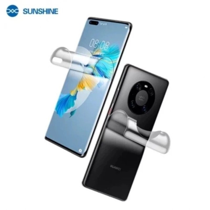 Lot de 10 films "hydrogel" TPU HD écran incurvé et auto-régénérant SUNSHINE SS-057R pour smartphones, watch...