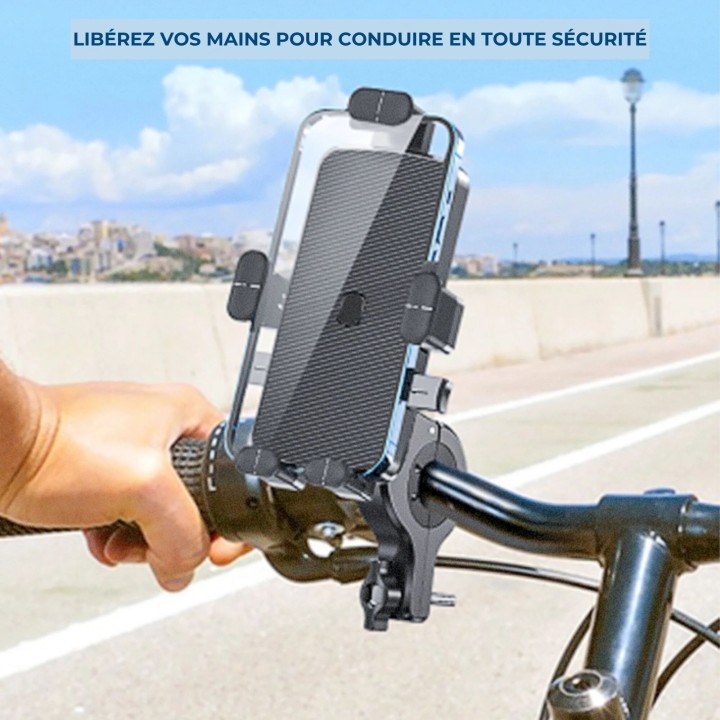 Support smartphone vélo et moto JELLICO PH26 noir