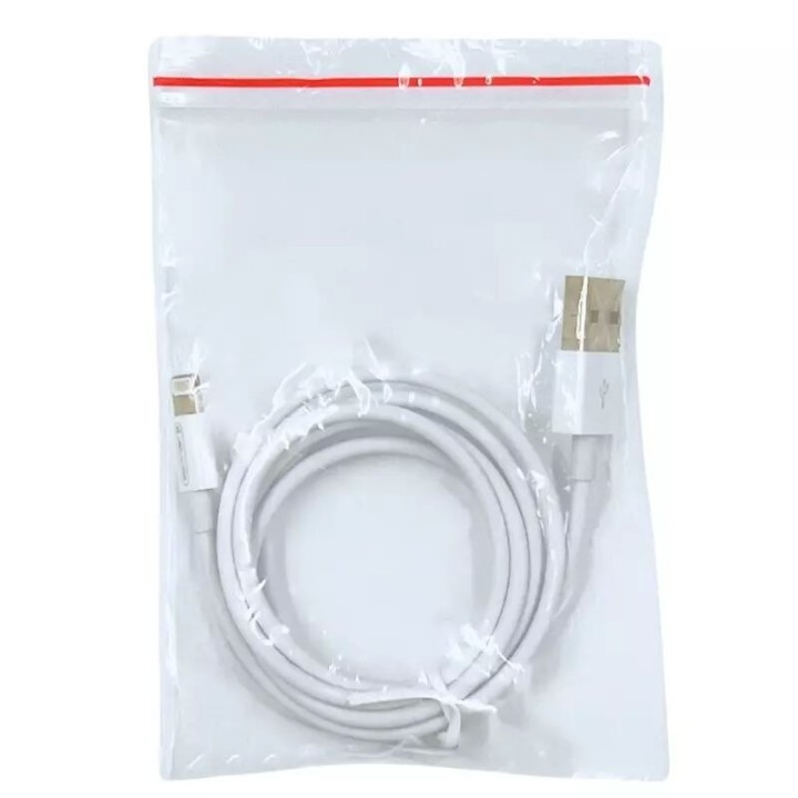 Cable Usb vers lightning (3.1 A) 1 mètre JELLICO B1 (Vrac) blanc